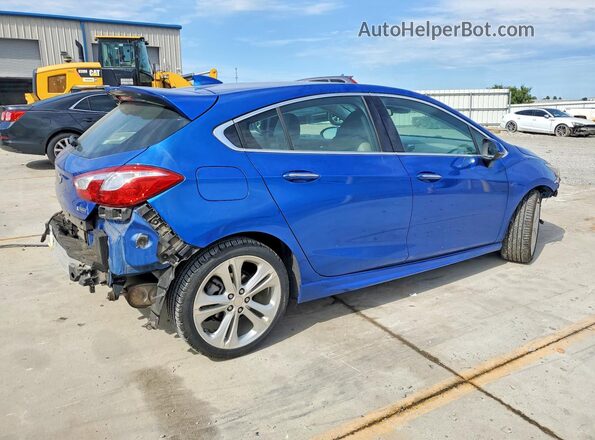 3G1BF6SM5JS618329 2018 CHEVROLET CRUZE Синий Задняя правая четверть