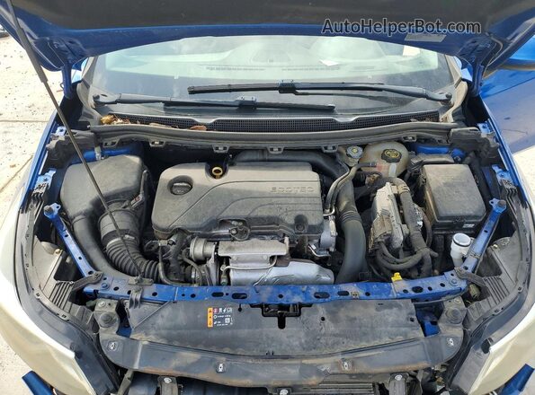 3G1BF6SM5JS618329 2018 CHEVROLET CRUZE Синий Вид задней части салона