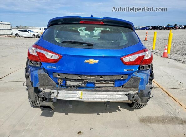 3G1BF6SM5JS618329 2018 CHEVROLET CRUZE Синий Вид сзади