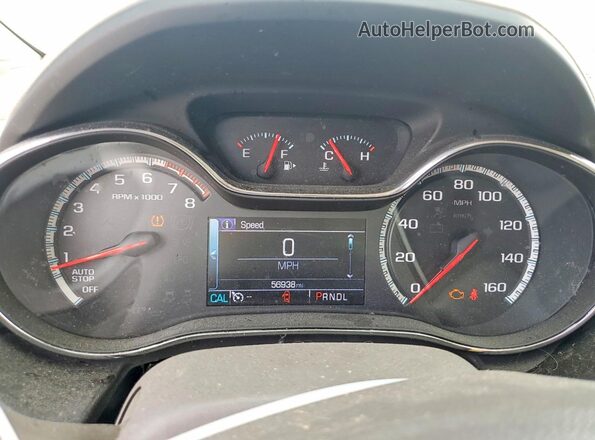 3G1BF6SM5JS618329 2018 CHEVROLET CRUZE Синий Вид щитка приборов