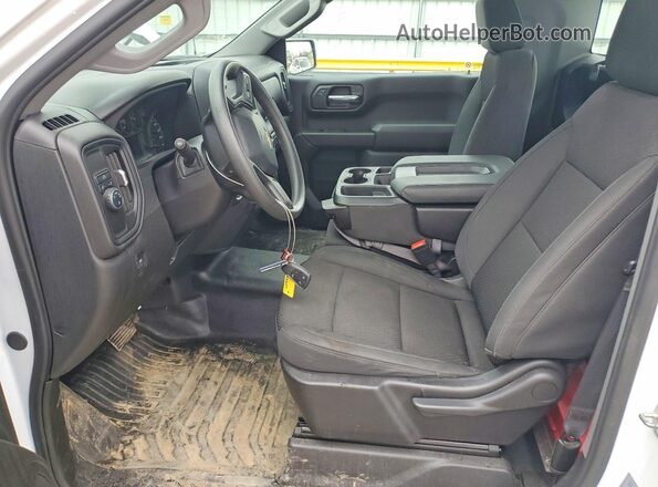 3GCNAAEDXRG283150 2024 CHEVROLET SILVERADO Белый Вид салона спереди