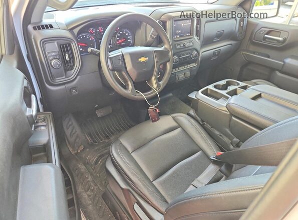 3GCNAAEK2PG340565 2023 CHEVROLET SILVERADO Белый Вид панели приборов
