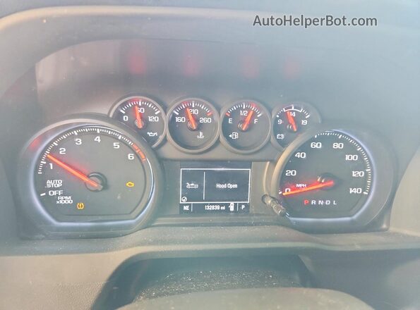3GCNAAEK2PG340565 2023 CHEVROLET SILVERADO Белый Вид щитка приборов