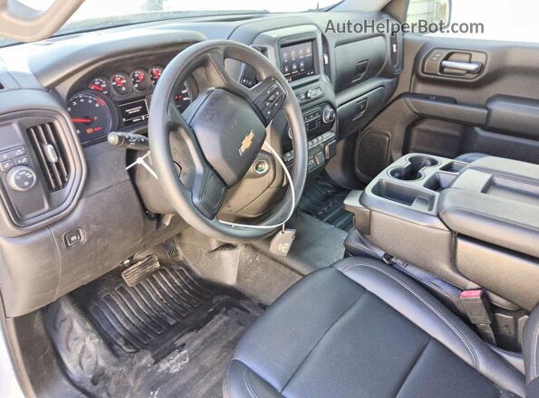3GCNAAEK7NG577629 2022 CHEVROLET SILVERADO White Առջևի վահանակի տեսք