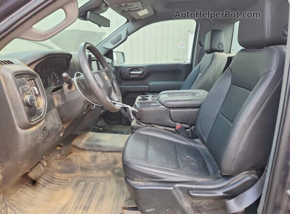 3GCNAAEK8NG557177 2022 CHEVROLET SILVERADO Charcoal Vista interior delantera
