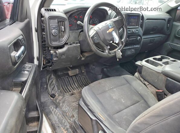 3GCNWAEF2LG279412 2020 CHEVROLET SILVERADO Белый Вид панели приборов