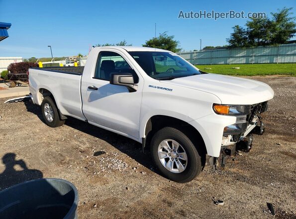 3GCNWAEF9LG336625 2020 CHEVROLET SILVERADO White Przód prawy