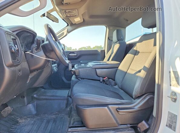 3GCNWAEF9LG336625 2020 CHEVROLET SILVERADO White Widok wnętrza z przodu