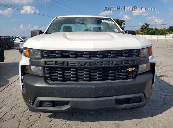 3GCNWAEH1LG128627 2020 CHEVROLET SILVERADO White Widok z przodu