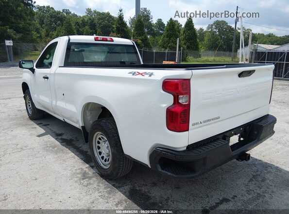 3GCNYAEH1MG344151 2021 CHEVROLET SILVERADO White Հետևի ձախ