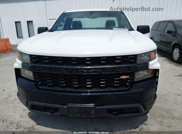 3GCNYAEH1MG344151 2021 CHEVROLET SILVERADO White Սարքավորումների վահանակի տեսք