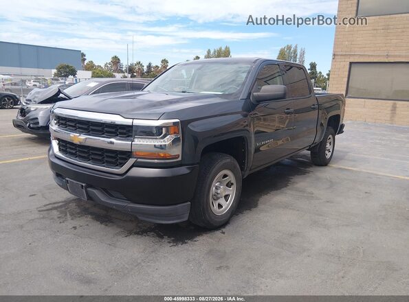 3GCPCNEH7JG482545 2018 CHEVROLET SILVERADO Серый Передняя левая четверть