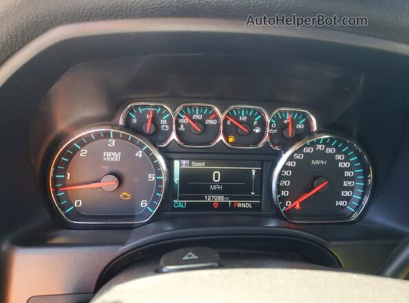 3GCPCREC2HG135811 2017 CHEVROLET SILVERADO Black Widok zestawu wskaźników