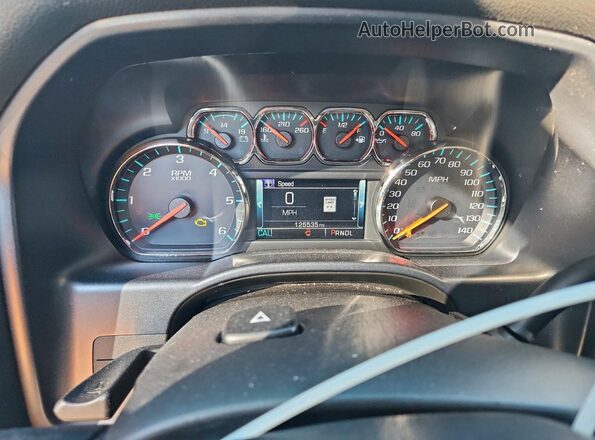 3GCPCREC3JG403965 2018 CHEVROLET SILVERADO Угольный Вид щитка приборов