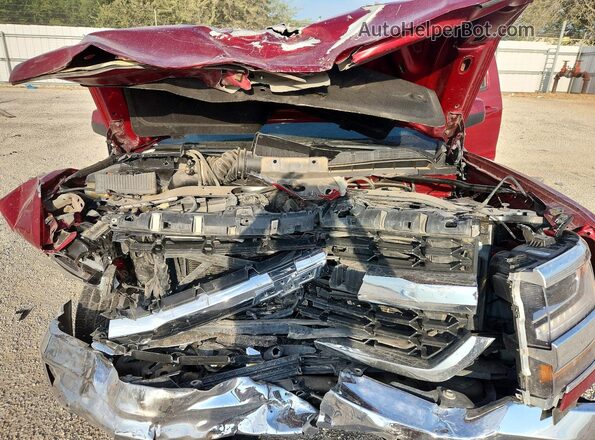 3GCPCREC8JG579765 2018 CHEVROLET SILVERADO Red უკანა სალონის ხედი