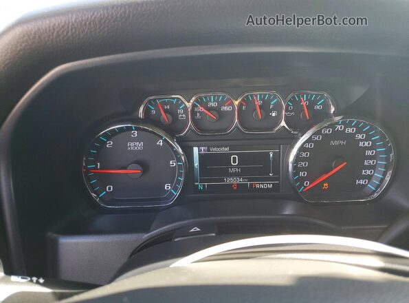 3GCPCREH7GG167423 2016 CHEVROLET SILVERADO White Vista del cuadro de instrumentos