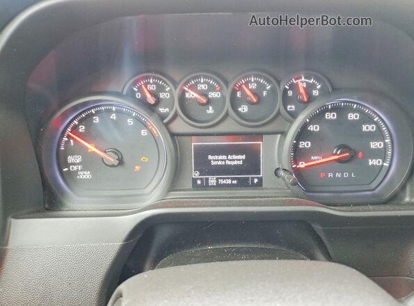 3GCPDBEK6PG201349 2023 CHEVROLET SILVERADO Silver Вид щитка приладів