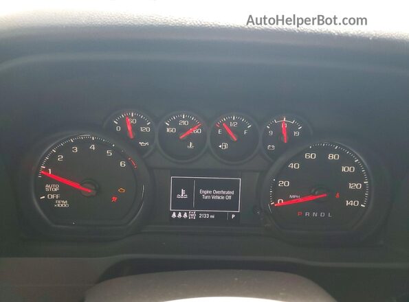 3GCPKBEK0SG373732 2025 CHEVROLET SILVERADO Красный Вид щитка приборов