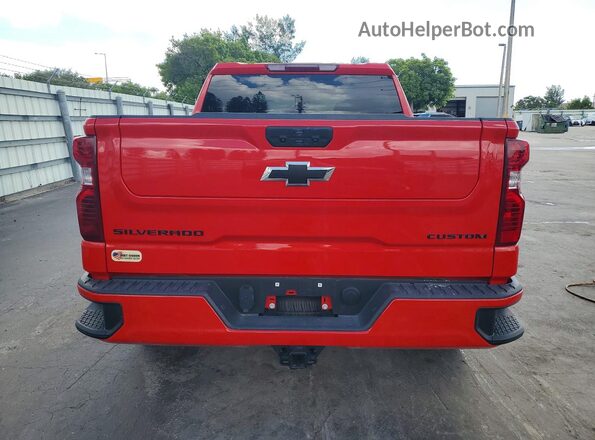 3GCPKBEK0SG373732 2025 CHEVROLET SILVERADO Красный Вид сзади