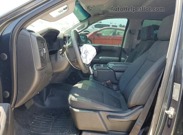 3GCPWBEH5KG232986 2019 CHEVROLET SILVERADO Gray წინა სალონის ხედი
