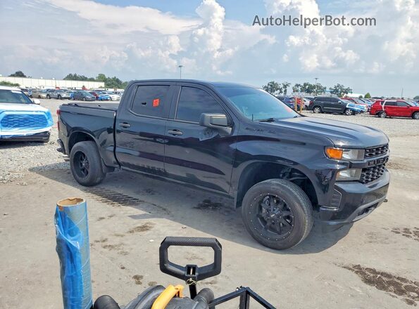 3GCPWBEH6KG291464 2019 CHEVROLET SILVERADO Черный Передняя правая четверть