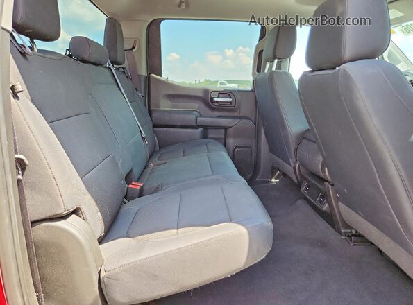 3GCPWBEH9KG204849 2019 CHEVROLET SILVERADO Бордовый Вид задних сидений
