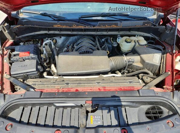 3GCPWBEH9KG204849 2019 CHEVROLET SILVERADO Бордовый Вид задней части салона