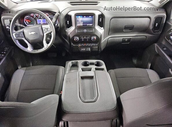 3GCPWBEK3NG105637 2022 CHEVROLET SILVERADO White Dashboard view