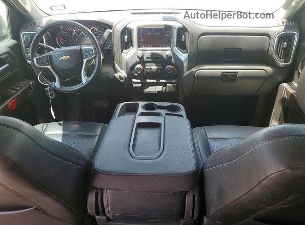 3GCPWCED5LG125196 2020 CHEVROLET SILVERADO Silver Widok deski rozdzielczej