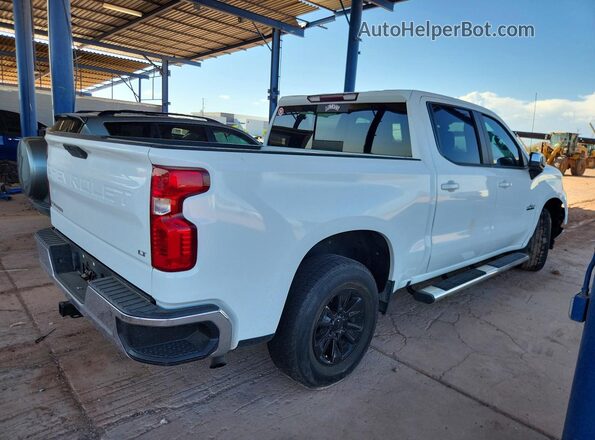 3GCPWCEK0LG128716 2020 CHEVROLET SILVERADO Белый Задняя правая четверть