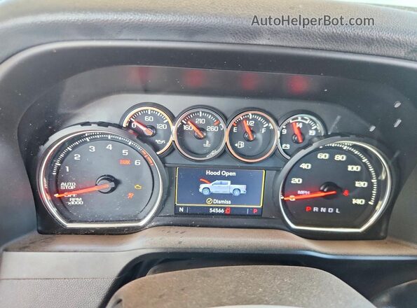 3GCPWCEK0LG128716 2020 CHEVROLET SILVERADO Белый Вид щитка приборов