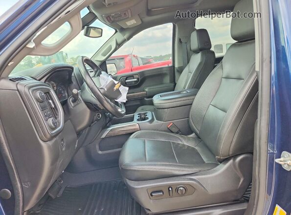3GCPWEED3MG306892 2021 CHEVROLET SILVERADO Blue Widok wnętrza z przodu