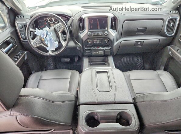 3GCPWEED3MG306892 2021 CHEVROLET SILVERADO Blue Widok deski rozdzielczej