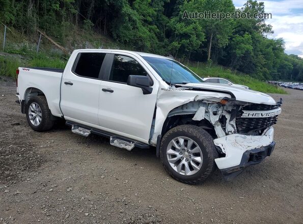 3GCPYBEKXMG295798 2021 CHEVROLET SILVERADO Белый Передняя правая четверть