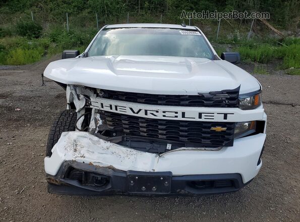 3GCPYBEKXMG295798 2021 CHEVROLET SILVERADO Белый Вид спереди