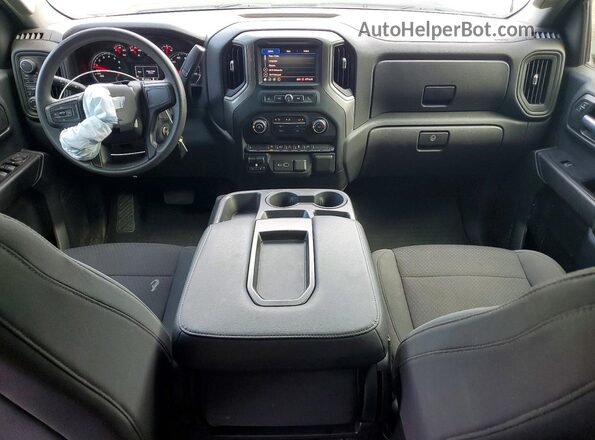 3GCPYBEKXMG295798 2021 CHEVROLET SILVERADO Белый Вид панели приборов