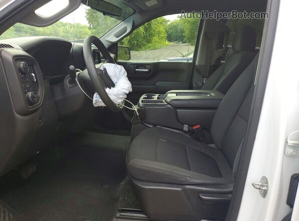 3GCPYBEKXMG295798 2021 CHEVROLET SILVERADO Белый Вид салона спереди