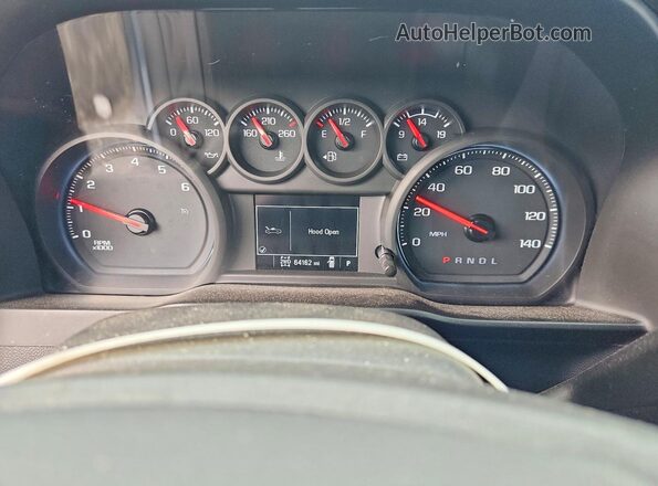 3GCPYCEFXMG109038 2021 CHEVROLET SILVERADO Charcoal Սարքավորումների վահանակի տեսք