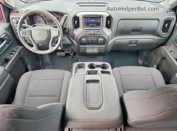 3GCPYCEFXMG109038 2021 CHEVROLET SILVERADO Charcoal Առջևի վահանակի տեսք