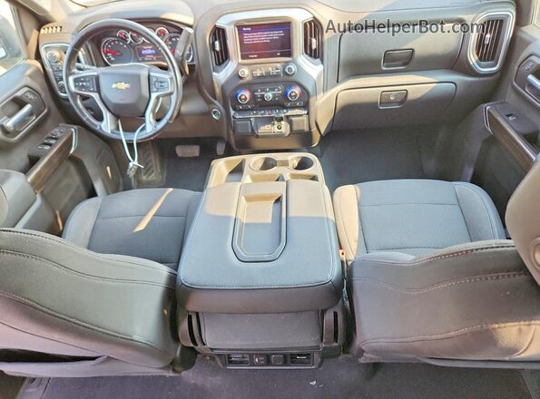 3GCPYDEK2KG144768 2019 CHEVROLET SILVERADO Двухцветный Вид панели приборов