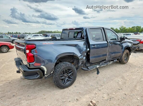 3GCPYFED4MG119466 2021 CHEVROLET SILVERADO Blue Trasero derecho