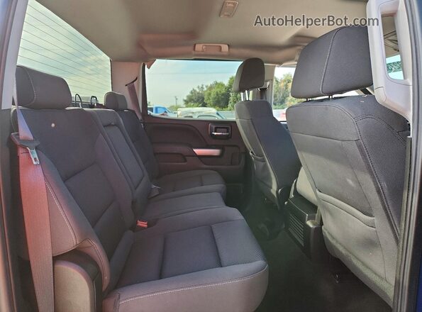 3GCUCRER8HG503190 2017 CHEVROLET SILVERADO Синий Вид задних сидений