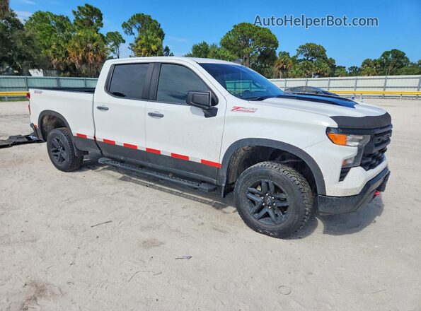 3GCUDCED4PG121476 2023 CHEVROLET SILVERADO Белый Передняя правая четверть