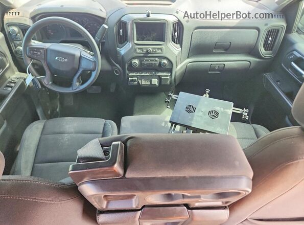 3GCUDCED4PG121476 2023 CHEVROLET SILVERADO Белый Вид панели приборов