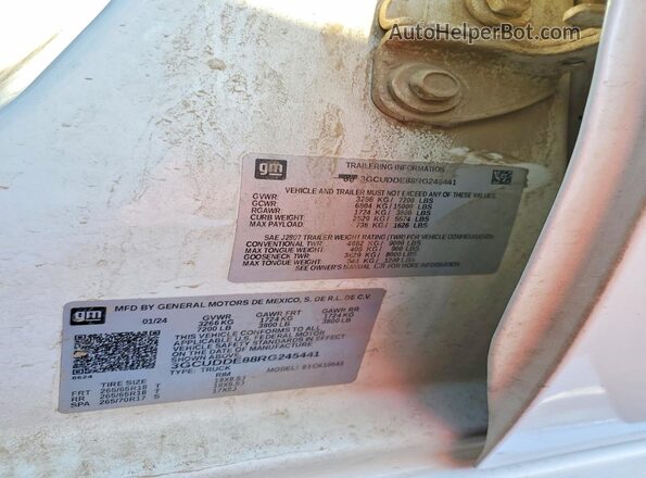 3GCUDDE88RG245441 2024 CHEVROLET SILVERADO Белый Вид подкапотного пространства