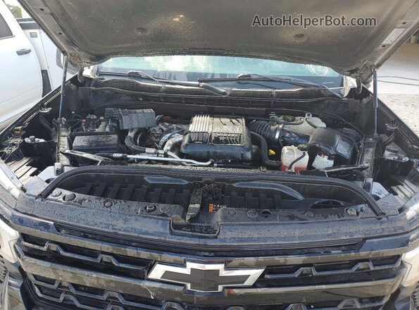 3GCUDFE82PG341994 2023 CHEVROLET SILVERADO Black Widok wnętrza z tyłu
