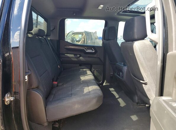 3GCUDFE82PG341994 2023 CHEVROLET SILVERADO Black Widok tylnych siedzeń