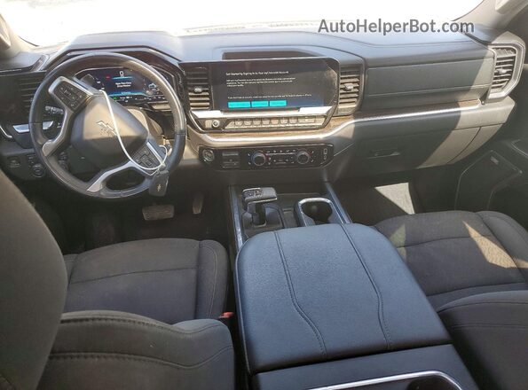 3GCUDFE82PG341994 2023 CHEVROLET SILVERADO Black Widok deski rozdzielczej