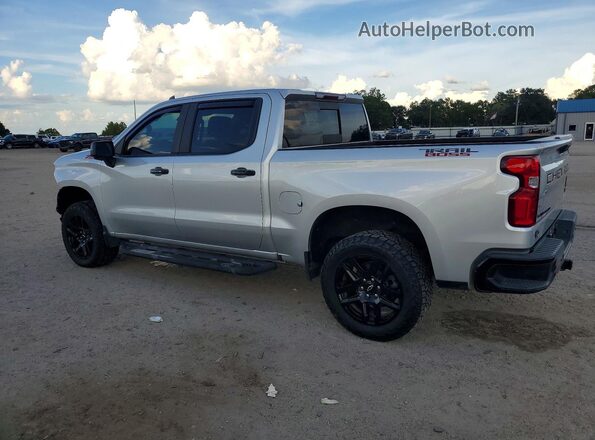3GCUDFED2NG602860 2022 CHEVROLET SILVERADO Серебряный Задняя левая четверть