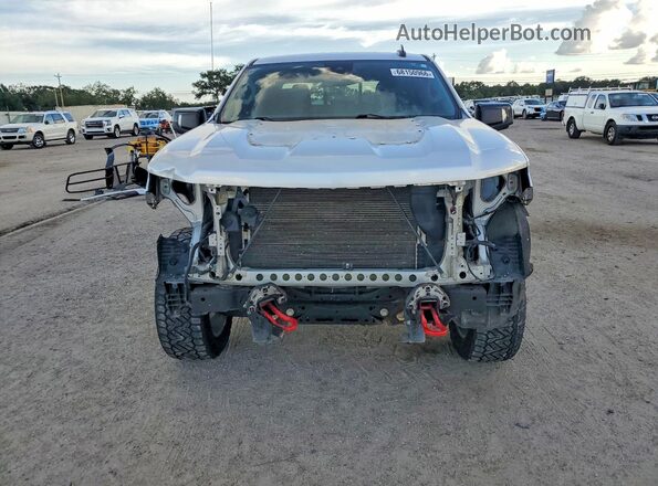 3GCUDFED2NG602860 2022 CHEVROLET SILVERADO Серебряный Вид спереди